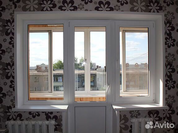 Окна на балкон