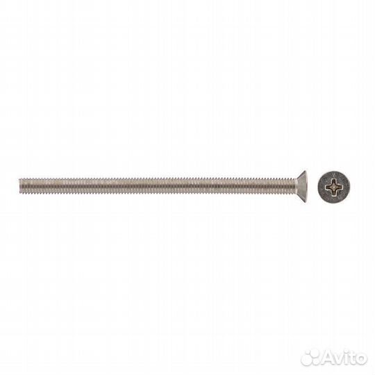 Винт нержавеющая сталь M5x80 мм DIN 965 потайная г