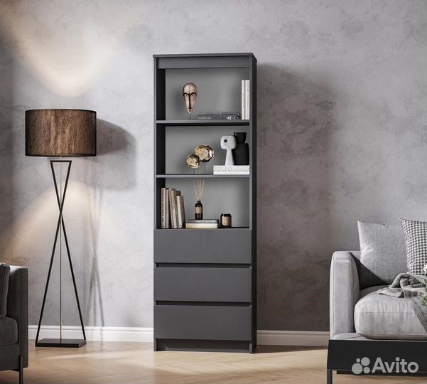 Стеллаж. Стеллаж серый