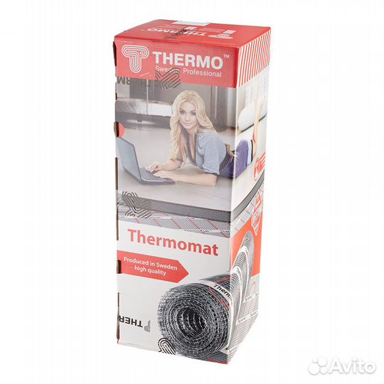 Теплый пол нагревательный мат Thermo Thermomat 10 кв.м 180 (1820) Вт