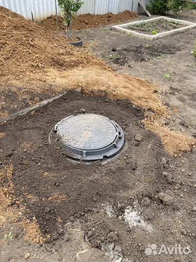 Колодец из бетонных колец канализация под ключ