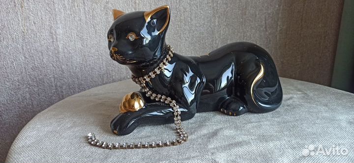Статуэтка Кошка черная, Ahura, Италия