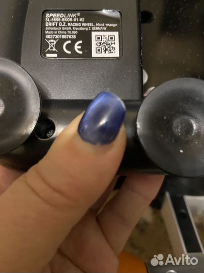 Игровой руль с педалями и коробкой передач