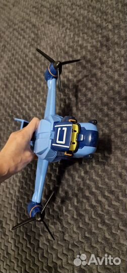 Самолет Робокар Поли со светом и звуком