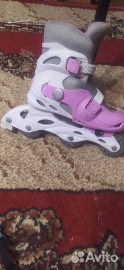Роликовые коньки детские раздвижные 33 36