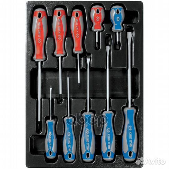 9-31110MR набор отверток ложемент, 10 предмето