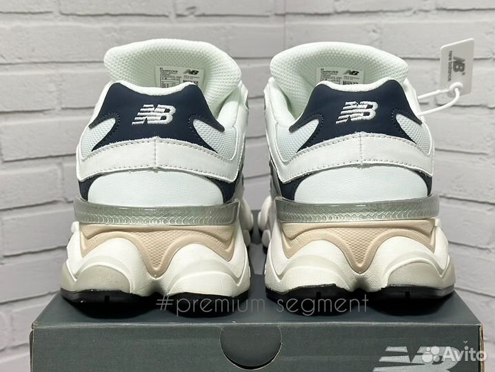 New Balance 9060 White/Navy 36-46