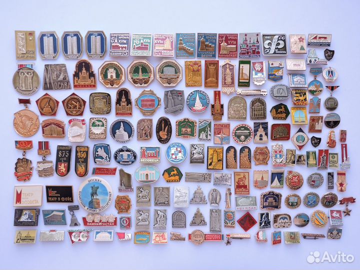 Значки много СССР