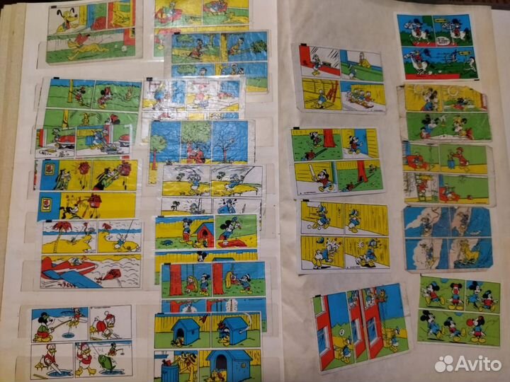 Вкладыши от жвачек 90 х