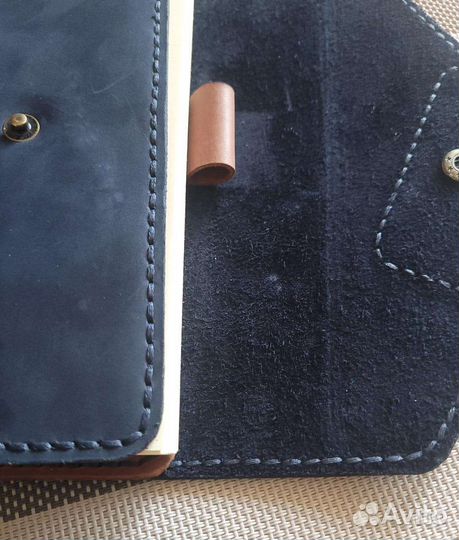 Кожанная записная книжка блокнот