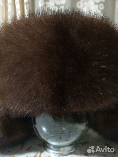 Норковая шапка ушанка