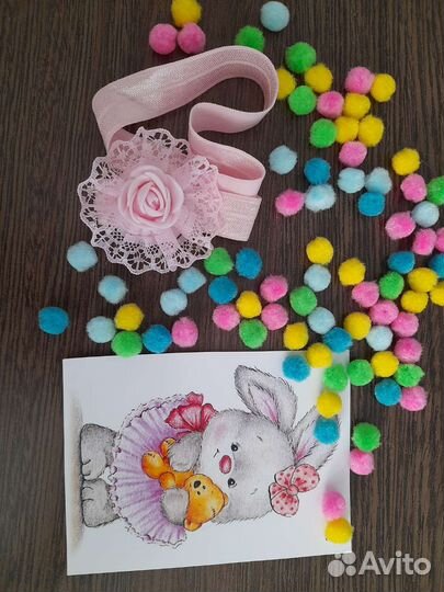 Повязка на голову для девочки