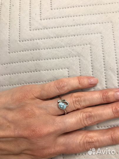 Комплект серьги + кольцо