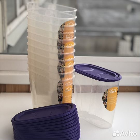 Емкость для сыпучих продуктов 1,5л