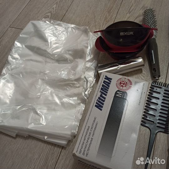 Брашинги, фартук, миски для краски, краска