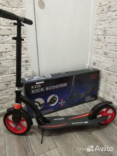 Самокат Kick Scooter Sport К230. Новые