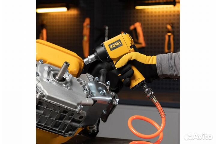 Ударный пневмогайковерт Denzel IWS550 Compact