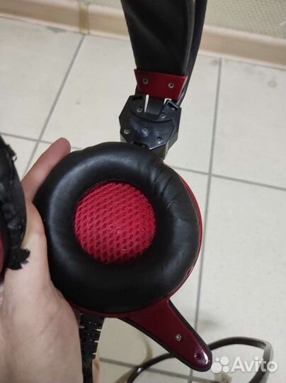 Игровые наушники a4tech Bloody G300 с микрофоном