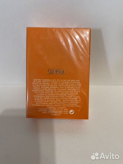 Clinique Happy for man 100 ml. Духи мужские