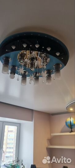 Люстра в детскую/ спальню с подсветкой