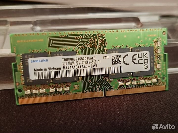 Оперативная память для ноутбука Samsung 8gb 3200