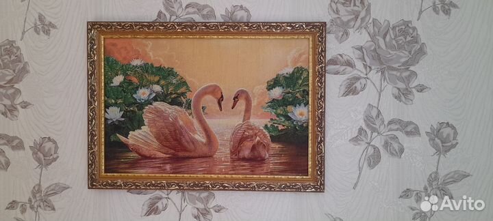 Картина в раме гобелен