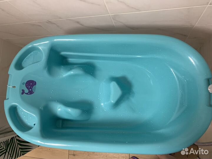 Ванночка для купания с горкой