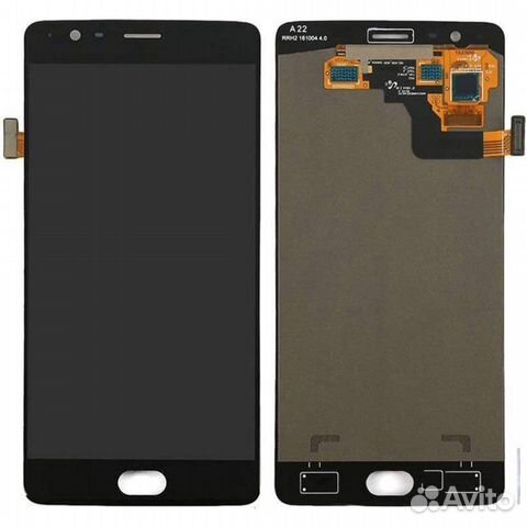 Дисплей OnePlus 3/3T+тачскрин Black Oled