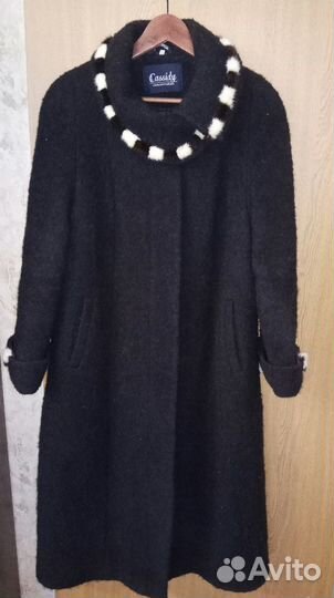 Куртки, Пальто зимнее с норковой опушкой