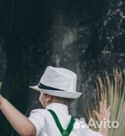 Шляпа белая детская