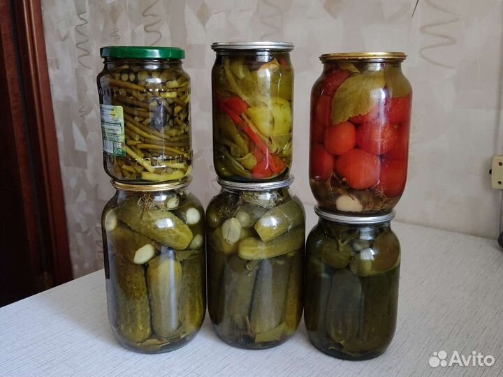 Домашние заготовки помидоры, огурцы, салаты