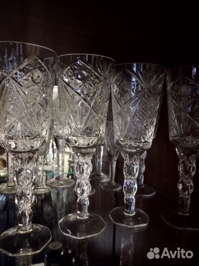 Хрусталь СССР: фужеры, вазы, конфетницы, стаканы