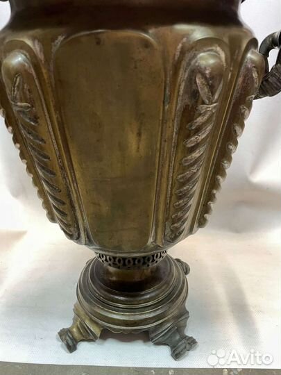 Самовар на дровах старинный