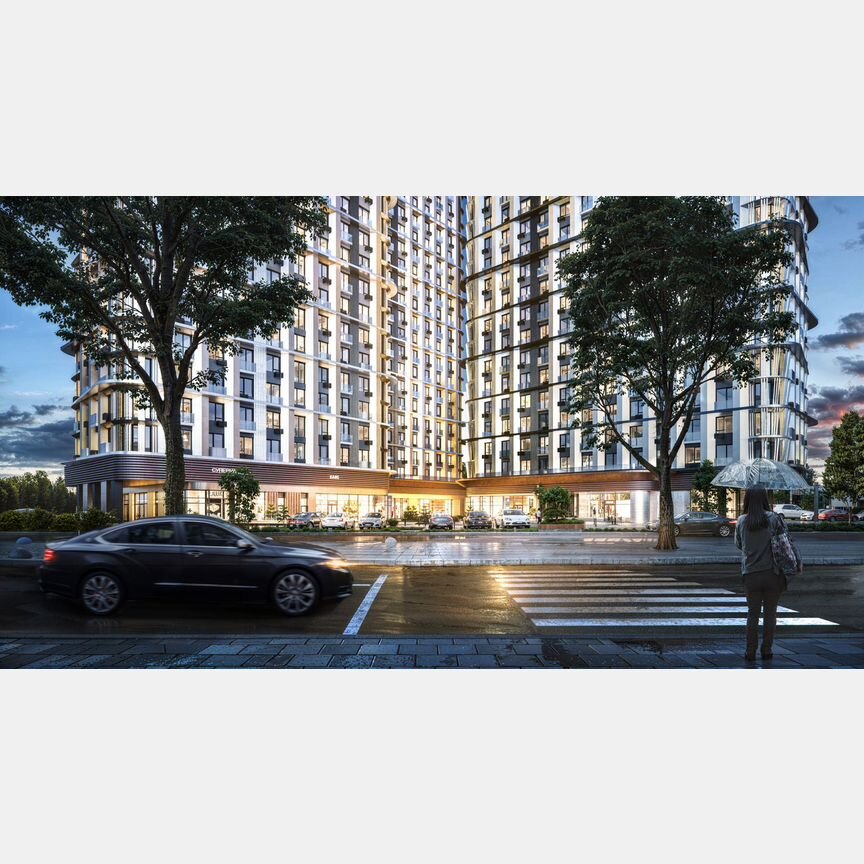 3-к. квартира, 66,9 м², 8/21 эт.