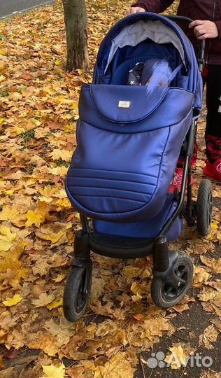 Коляска 2 в 1 adamex экокожа