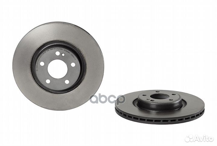 Диск тормозной Co-cast зад 09D53113 Brembo