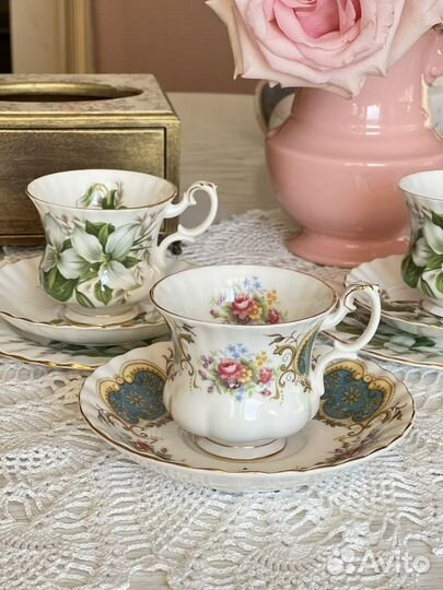 Кофейные тройки Royal Albert