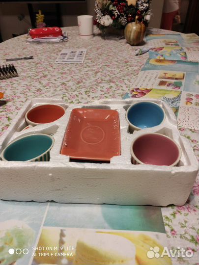 Набор для саке и роллов. или кофейный