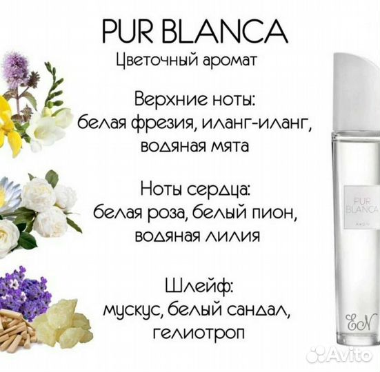 Парфюмерно- косметический набор Avon Pur blanca