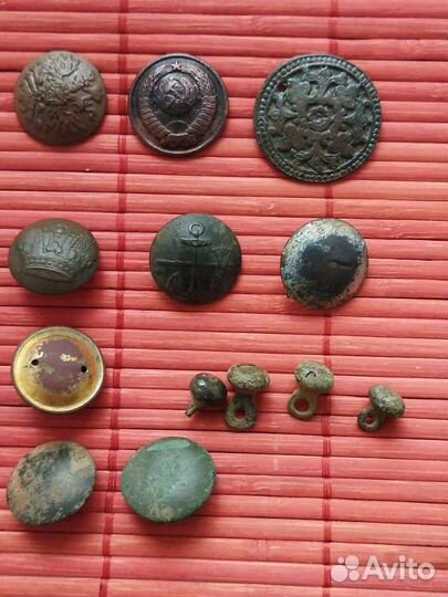 Старинные царские пуговицы