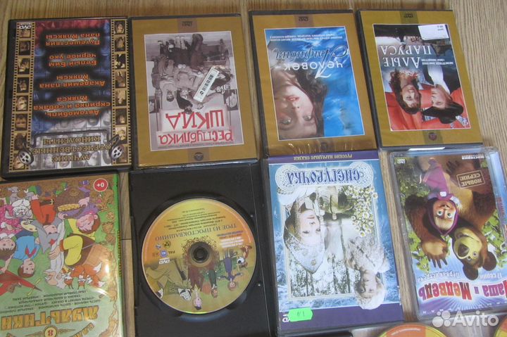 DVD диски с русскими мультфильмами/фильмы-сказками