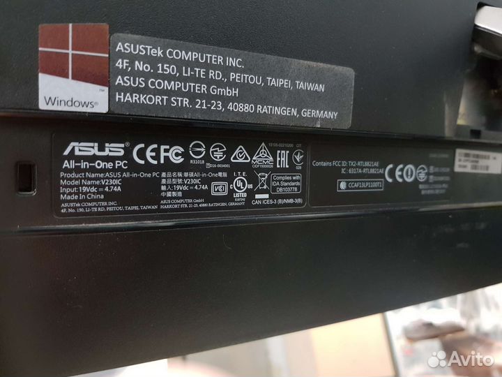 Моноблок Asus V230IC i3 6100+ddr4 4gb