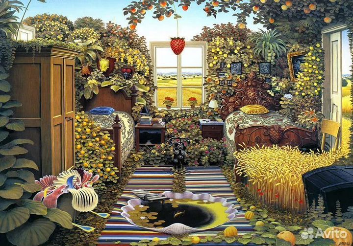 Картина из пазл в раме Яцека Йерке 98на74см