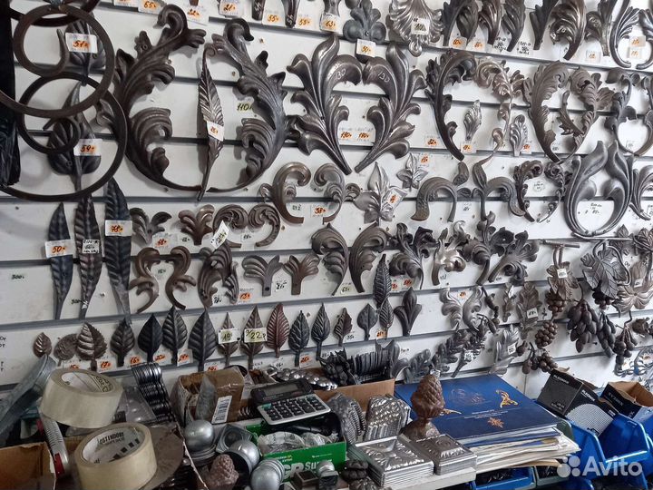 Кованые элементы квадрат 10