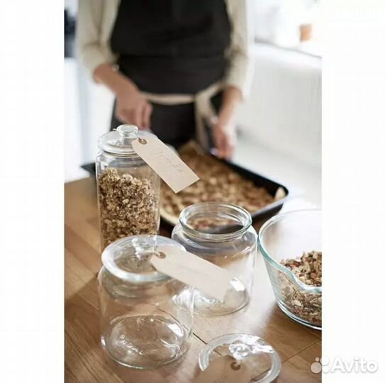 IKEA Банки с крышкой вардаген стеклянные 1,9 л