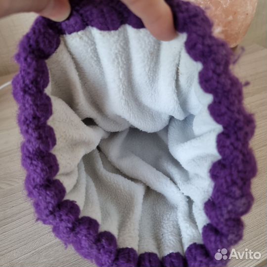 Шапка и снуд для девочки зима