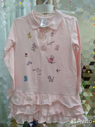 Вещи пакетом на девочку 92-104