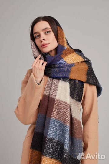 Женский теплый платок