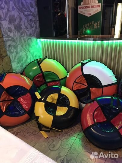 Санки ватрушки тюбинг размер 80-95-105