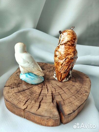 Статуэтка сова фарфор Подарок Сувенир